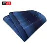 Nekbanden modieus pak mannen paisley tie patroon pocket square zakdoek zijden hankies voor drop levering mode accessoires otjdg