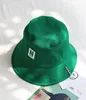 2018 green Bucket Hat Fisherman Hats Men Women Outer Summer Street Hip Hop Dancer Cotton Panama City Hat2214021