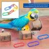 Altri uccelli forniscono 100 pezzi per ganci c-clip in plastica fai-da-te collegamenti a c-link c-links parrot giocattoli