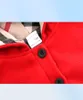 3 ألوان طفل ملابس العلامة التجارية Poncho Windbreaker Boys Girls Girls Thicken Warm Wooded Coats Outwear Kids Cloak Child Shawr Retail8045375