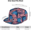 Ball Caps American Flag Snapback Hat For Men Women Hip Hop Style USA Baseball Cap Flat Bill Hats Adjustable Trucker