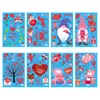 Window Stickers 8 Sheets Valentine's Day Clings Electrostatic Gnomes Heart Decal Cute Patterns For Home Office Supermarkets