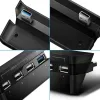 Adaptador PS4 Slim estende acessórios de adaptador USB para a estação de jogo 4 Slim Console USB Hub 3.0 Porta de alta velocidade 2.0 USB para PlayStation 4