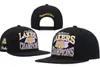 Amerikan Basketbol "Lakers" Snapback Hats Teams Lüks Tasarımcı Finalleri Şampiyonlar Soyunma Odası Casquette Sports Hat Strapack Snap Sırt Ayarlanabilir Kap A8