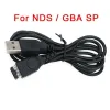 Kablar 100 st USB Data Charger Charging Power Cable Cord för DS Lite DSL NDSL för NDSI 3DS NEW XL LL NDS GBA SP