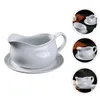 Assiettes sauce pot large contenant de bouche sirop de café blanc lait blanc grande capacité Dispensateur de style Western Style Storage