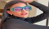 Солнцезащитные очки дизайн бренда квадрат Lady Blue Pink Shades Vintage Wide Rame Sun очки для женщин тонированные UV4007019794