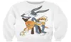 Fashionnewest Fashion Womenmens Bugs Bunny Looney Tunes 3D Printed Casual Stuthirts Tops S5XL B43024299