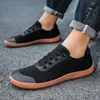 Casual Shoes Womens Knitting Sports Solid Color Thick Sole Footwear Large Size Ladies Flats Bekväm utomhus sneaker Zapatilla