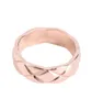 Rose Gold Ananasring Kvinnor Rostfritt stål Fashion Par Rings Valentine Days Christmas Gift for Woman Accessories Whole3573596