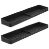 Kitchen Storage 2 Pcs Oven Rack Spice Silicone Condiment Shelf Household Magnetic Stovetop Silica Gel