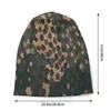 Beralar Camo Kamuflaj Ordusu Kış Sıcak Beanie Şapkalar Bezelye Dot Örme Şapka Bonnet Yatık Kafataları Beanies Caps Erkek Kadın Kulaklıkları