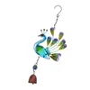 Dekorativa figurer 1pc Peafowl Wind Chime Garden Decor Window Backyard Hanging Decoration