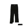 Męskie dżinsy męskie czarne chude dżinsowe ciężkie zniszczenie Rowerzysta europejski amerykański streetwear hip hop workowate spodnie dla mężczyzn 230306 DR DHE4B