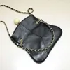 Vintage Underarm Hobo Bag Women Handbag Chain CC Bag Luxury Designer Bag Fashion Shoulder Bags Akryl Boll Plånbok Läder corrbody Påsar