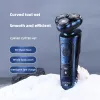 Rakare 3D Electric Shaver Professional Mens Beard Trimmer Floating Blade Electric Razor Multifunktionella rakapparater Rotary Facail Head Razor