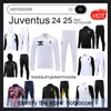 Juventus Tracksuit 2024 2025 футбольные майки Pogba di Maria vlahovic chiesa23 24 25 Juventus Training Suit Men Men Men Football Kit