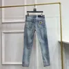 Metall bestickte Hip Hop Ripped Jeans Sommer Casual Hosen Designer Jeans Mode gerade Hose Plus Größe 40 Größe 105 kg Hosen Herren Kleidung