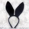 Party Decoration Ears Headband Plush Easter Cosplay Costume Accessories For Kids And Adults Rosy Black Christmas