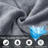 Towel Microfiber Makeup Remover Face Cloth Hand Washcloths Super Absorbent Soft For Bathroom 12inx12in 6 Packs