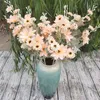 Dekorativa blommor Dahlia Artificial Bouquet Wedding Decoration Office Accessories Fake Home For Living Room