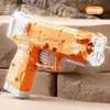 Sand Play Water Fun Passionate Manual Water Gun Ice Blast Desert Eagle Summer Swimming Battle Toy Continuous Shooting Pool Outdoor Fun Q240413