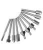 10pcslot 18 mini Shank HSS Carpentry Router Bits Fit Dremel Rotary Tools Woodworking Router Bits Milling Cutter9096808