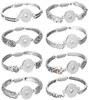 Charm Bracelets Snap Button Jewelry Magnetic Bracelet For Women 18mm Buttons Interchangeable Bangles3002219