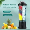 Juicers liquidificador portátil USB Viagem recarregável Juicer Copo Mini Mini Liquidadores Pessoais para Smoothies e Shakes Fruit suco misturador