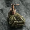Liquid Soap Dispenser Creative Ceramic Lotion Bottle Stone Design 310 ml Shampo Badrumstillbehör