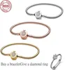 fit original 925 Sterling Silver Mesh bracelet Round Shape Chain charm fo 2202188073959