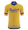 Classica maglia ciclistica vintage Men039s Summer Short Short Road Bike Indush Aiberi 100 Polyester Driping Bicycle traspirato 20399723282