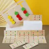 Wooden Montessori Toys Color Shape Sorting Logic Games Maze Slide Puzzle Board Kids Toy Early Learning Trays Education Game