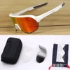 Lunettes de soleil pour hommes Lunettes de soleil de luxe 3 objectifs sports d'extérieur, lunettes de soleil verres de route de montagne pour le vélo et équipement de vélo