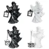 Figurine decorative Il fantasma in cerca di un messenger da inferno leggero con lantenna in resina di Halloween Ornament Drop