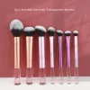 Kits 7pcs rt maquillage pinceau brosse blush brosse brosse highlight brosse kit de maquillage professionnel kit de maquillage de maquillage