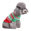 Dog Apparel Christmas Pet Clothes Soft Warm Comfortable Cute Sweater Costume Winter Coat Funny Convenient For Veterinary
