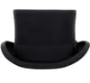 135cm high 100 Wool Top Hat Satin Lined President Party Men039s Felt Derby Black Hat Women Men Fedoras60241963283511