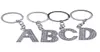 26PcsLot AZ 32quot Alloy Alphabet Letter Keyring Full Rhinestone Key Chain DIY Accessories2118292