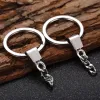Rings 50pc Manufacturers Supply High Quality 2.0x30mm Flat Ring Alloy Head +3 Grinding Chain Metal Key Ring Diy Keychain Accessories