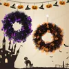 Party Decoration Door Hanging Decorations Four-color Add A Touch Of Mystery Creating Festive Atmosphere Create Ghostly Wreath 160g