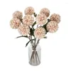 Decorative Flowers Artificial Dandelion Flower Bulbs Home Decor Wedding Hand Bouquet Dining Table Decoration Garden