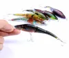 Minnewow Hard Bionic Fishing Lures 3d yeux BAIT peint 6 Hook Wobblers Swimaits de pêche 89G95CM