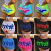 Sexy High Waisted Booty Shorts Women Plus Size Cycling Leggings Summer Fitness Clothing Female Juicy Fruit Wholesale 240403