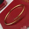 Dunne nagelarmbandontwerper voor vrouw nagelarmbandontwerper Men Sieraden Gold Bangle For Woman Small Model Dure armbanden Designer Bangle Designer armbanden