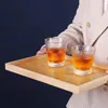 Tea Trays Coffeeware Teaware Tray Portable Plate Home Modern Wooden Food Serving Plateau En Bois And Coffee Accessories