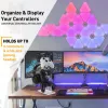 Tillbehör Universal 3 Tier Controller Stand Universal Acrylic Game Controller Headset Hanger Transparent Controller Stand Gaming