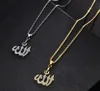 Regalos colgantes de cristal collares de suéter Allah Anchor simulado Islamic9327386