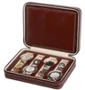 8 grilles Pu Leather montres accessoires Boîte de boîtier Rangement Affichage du bac de stockage Zippere Travel6683058