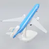 Metal Airplane Model 20cm 1 400 Holland Mcdonnell Douglas Metal Replica Alloy Material With Landing Gear Collectible Toy Gift 240328